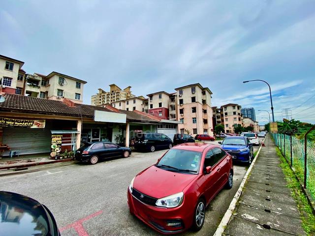 NEAR LRT❗️Shoplot Single Storey Pangsapuri Orchid / Anggerik, Taman Pu 1