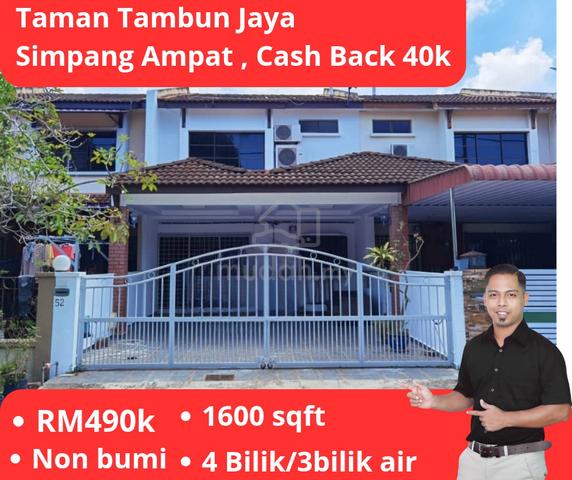 Open Facing ๐ Double Storey Taman Tambun Jaya 1