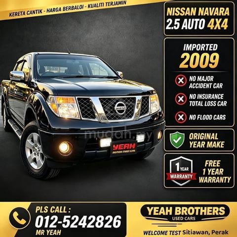 Nissan NAVARA 2.5 LE (A) 4X4 FULL SPEC - 1