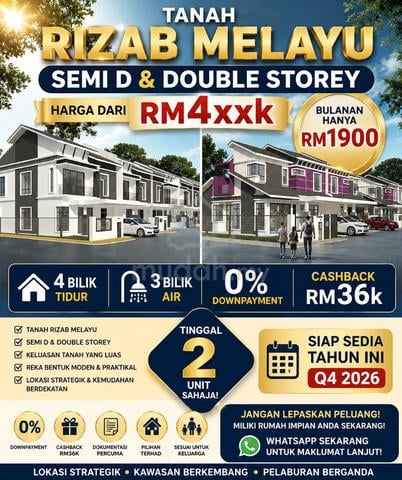 Cheapest Double Storey & Semi D Harga Bulanan RM1900 1