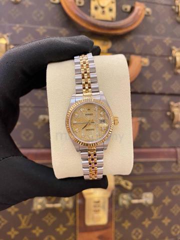 Rolex Lady Datejust 26 Half 18K 750 Yellow Gold Ju - photo 2 of 6