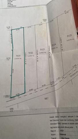 Tanah Sg Petai 2 Ekar Dekat Taman 1