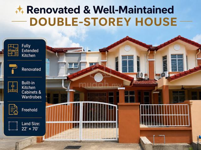 FreeHold Renovated 2-Storey House 22'x70' Puchong Tekali Puchong Utama 1