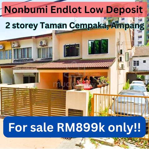 Nonbumi 2 storey end lot terrace Taman Cempaka ,Pandan Jaya Ampang 1