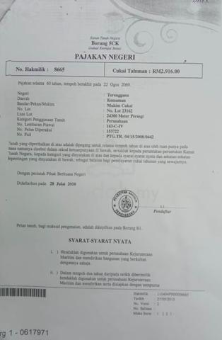 6 ACRES n FLAT INDUSTRIAL LAND KUALA KEMAMAN SEBELAH KASTAM DIRAJA 1