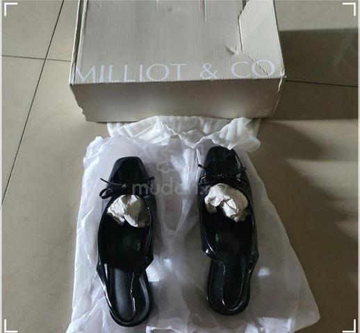 Milliot & Co Freya Slingback Pumps With Bows Black - photo 3 of 6
