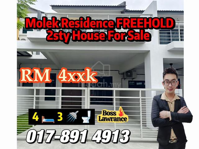 Molek Residence Brand New FREEHOLD 2sty House Bukit Katil Gated House 1