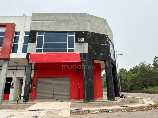 [CORNER LOT with Extra Land] Ground Floor Shoplot Rembia Alor Gajah 1