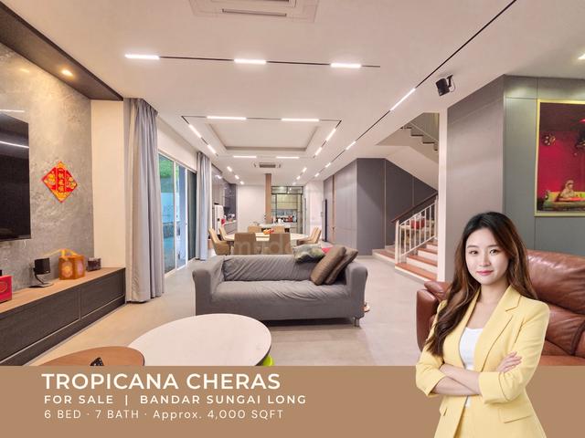 Fully Renovated|3sty Semi-D @ Tropicana Cheras, Sungai Long 1