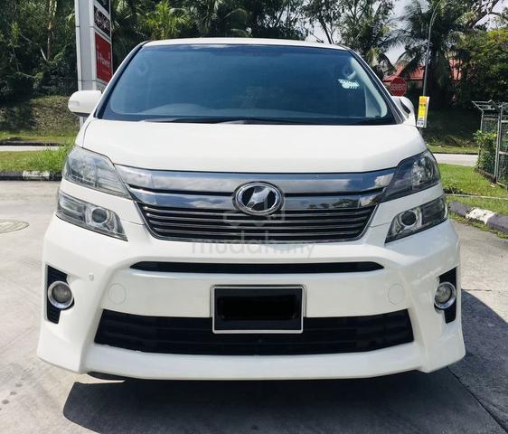 2013 Toyota VELLFIRE 2.4 (A) ZG PILOTSEAT 3YR WRTY - 3