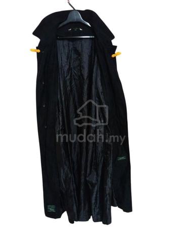 141.Lauren Ralph Lauren Black Long Trench Coat - photo 5 of 6