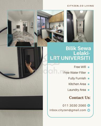 Bilik SEWA - sebelah LRT UNIVERSITI, KL SENTRAL, PPUM, UM, BANGSAR 1