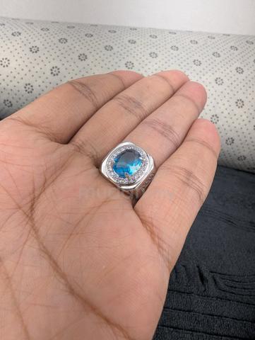 Cincin Permata Blue Topaz - photo 4 of 5