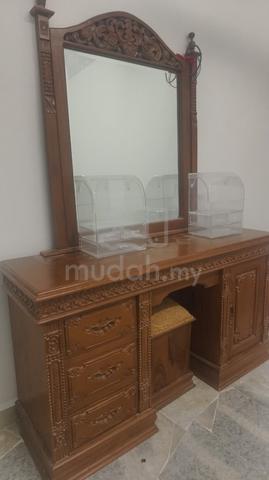 Meja solek kayu jati - photo 4 of 5