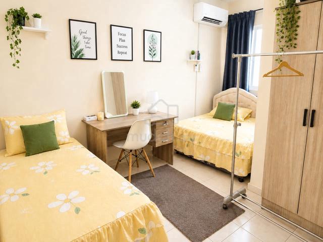 Twin sharing super single room fully furnished 1