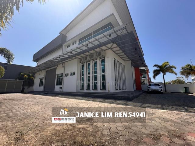 Sungai Lokan Butterworth 1.5 Storey Semi D Light Industry For Sale 1
