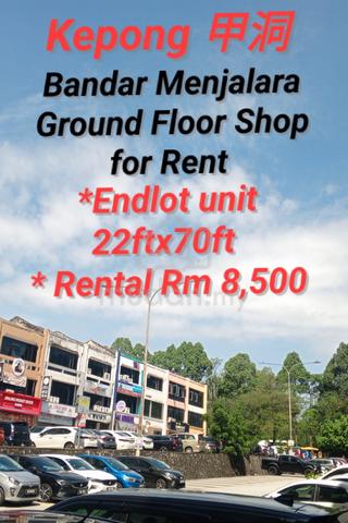 Kepong Bandar Menjalara Ground Floor Shop for Rent 1