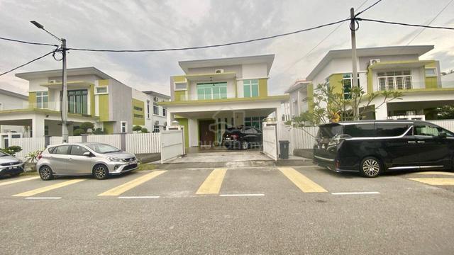 FREEHOLD OPEN‼️FULLY FURNISHED 2Sty Bungalow Senawang Perdana‼️Guarded 1