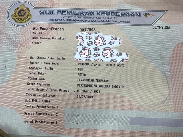 2024 Perodua AXIA 1.0 X OTR PRICE 33800 Mileage40K - 3