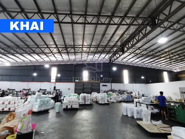 GOOD CONDITION Detached Factory Warehouse For RENT Iks Bukit Minyak 1