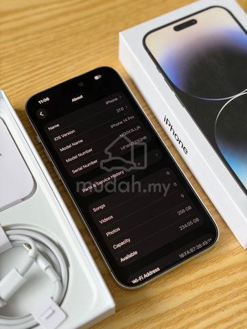 (23QHR) iPhone 14 Pro 256gb Silver ESIM |Spaylater - photo 2 of 5