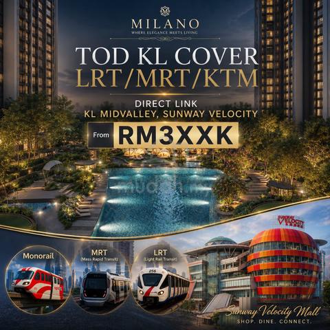 2 Rooms Dualkey Link KL Midvalley【 Next LRT/MRT 】Furnish KLCC view !! 1