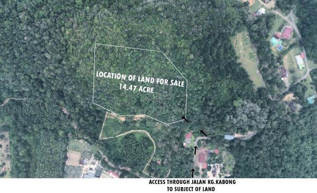 14.47 acre Agriculture Freehold Non Bumi Land for sale at Inas, Johol 1