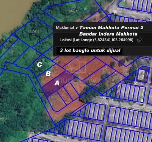 Bungalow lot for sale (Indera Mahkota, Kuantan, Pahang) 1