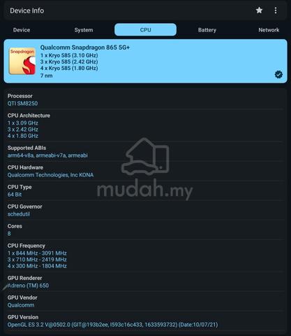 For sell Samsung Tab S7 Wifi only (used) - photo 4 of 6