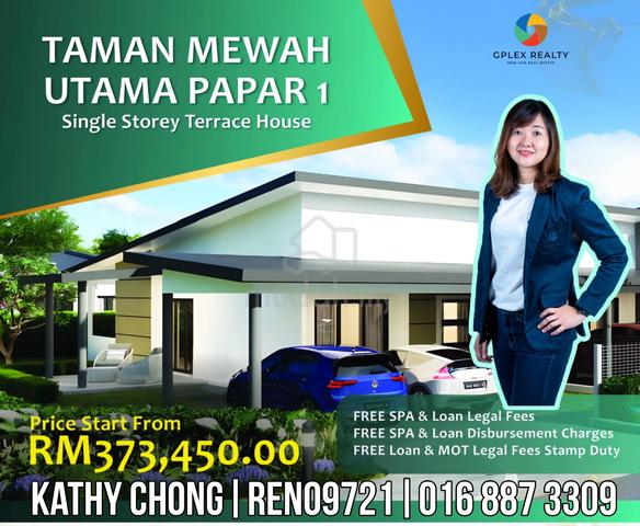 Papar Tmn Mewah Utama Rumah Teres Baru Jual New Landed House for Sale 1