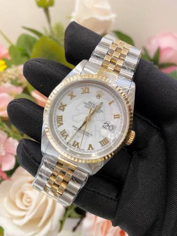 2005 Rolex Datejust 36 Half 18k 750 Yellow Gold - photo 3 of 6