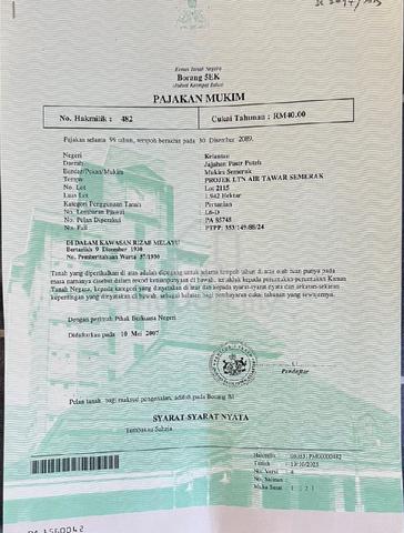 Tanah di TOK BALI untuk dijual 1