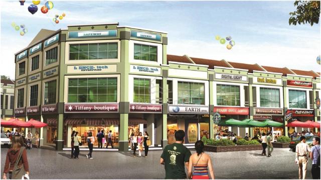 Pejabat Kedai Dua Tingkat di Kuala Ketil 1
