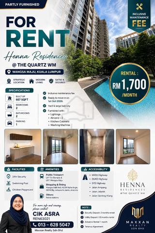 Henna Residence @ The Quartz WM 1