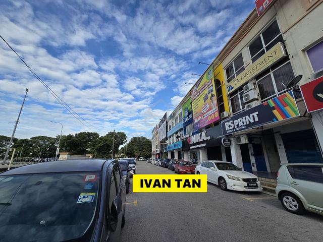【2 Unit Adjoining】Ground floor shop Bayan point Face Main Road 1800sf 1
