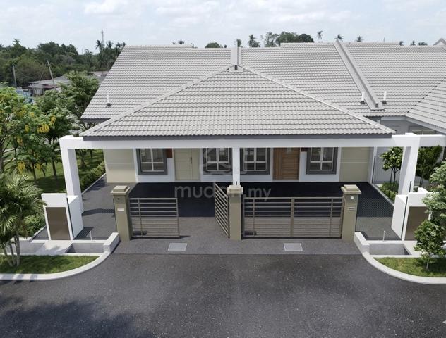 Rumah Teres Setingkat Baru Di Bukit Rambai Bulanan Dari RM1,400 Sahaja 1