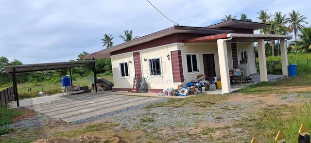 Bungalow + Tanah 0.23 Ekar di Jalan Raganan Timbok Tuaran - 10,000sf 1
