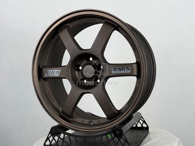 NEW 17 TE37 OG Rim GR86 GT86 BRZ Polo Wish Altis - photo 2 of 6