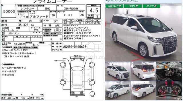 2023 Toyota ALPHARD 2.5 S 8 Seat 2P.Door Grd 4.5 - 1