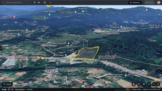 Tamparuli roadside 5.7328 acres 999 CL land RM 8 Mil (negotiable) 5