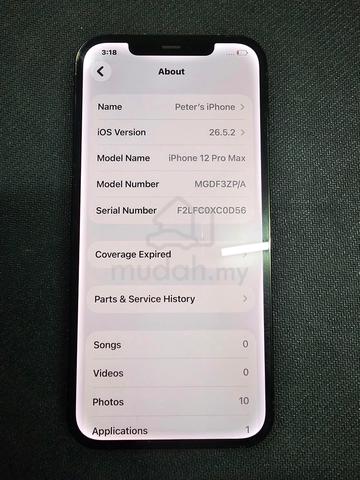 used iPhone 12 Pro Max 256gb blue - photo 4 of 6