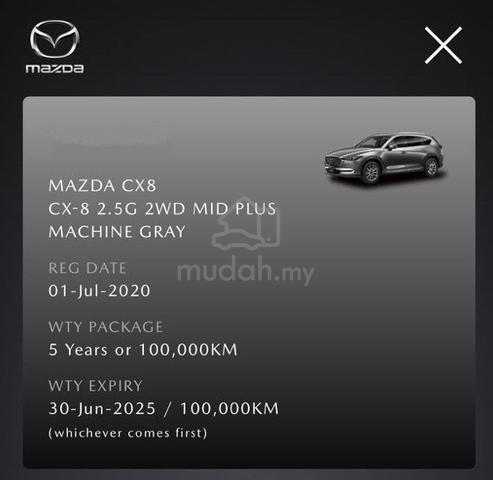 MAZDA CX-8 2.5 MID PLUS (a) SERVICE RECORD MAZDA - 3