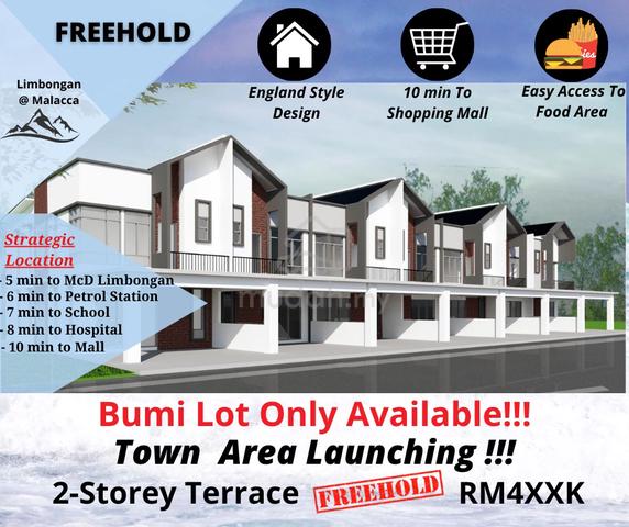 [FULL LOAN] Freehold Double Storey Teres Pokok Mangga Limbongan Corner 1