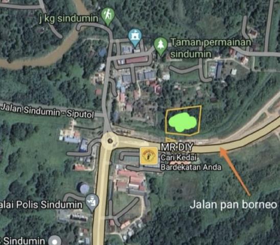 Tanah tepi jalan pan borneo sindumin sipitang untuk dijual. 1