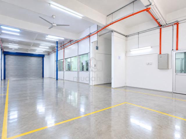 Corner 1.5 Storey Light Industrial Factory @ Sg Lokan 1