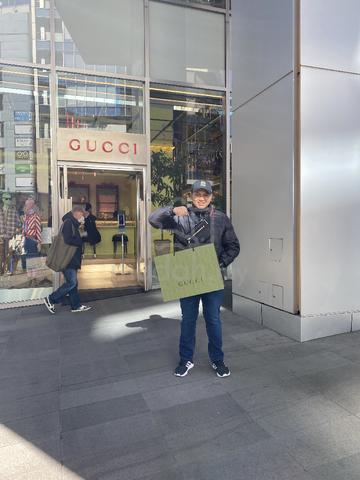 Gucci Black Soft GG Supreme Monogram Web Belt Bag - photo 2 of 6