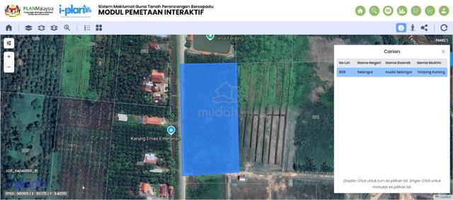 Tanah 5 ekar untuk status bangunan tanjung karang selangor freehold 1