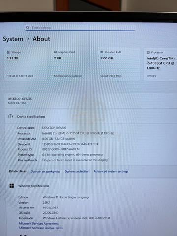 Acer Aspire 27 inch All-In-One PC Computer Desktop - Computers ...