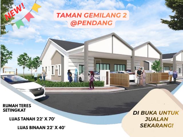 PERUMAHAN BARU❗️Rumah Teres Setingkat Taman Gemilang 2 Pendang 1