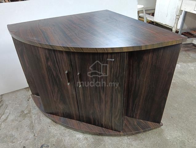 CLEAIR dark wood corner TV cabinet  - photo 2 of 6